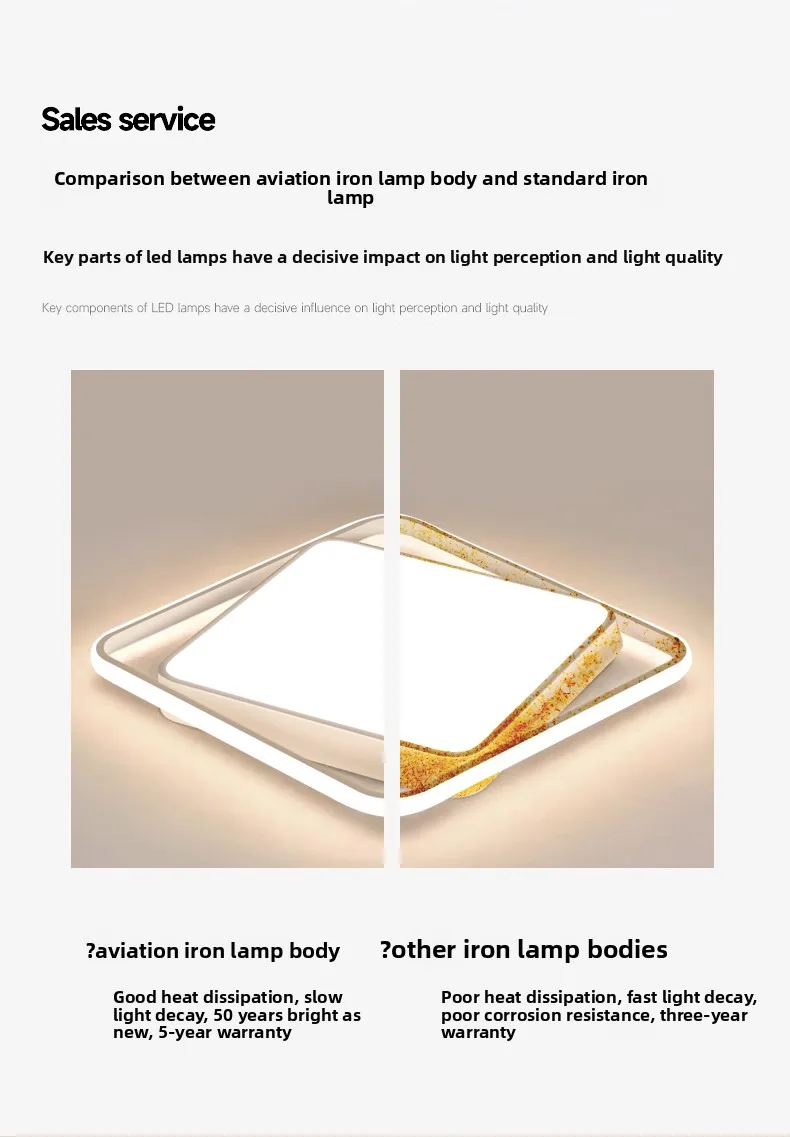 product 2024 24w luxury simple cream led ceiling light for living room master bedroom modern style acrylic internet celebrity favorite-2