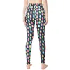 Private label polyester and elastane pineapple pattern yoga leggings