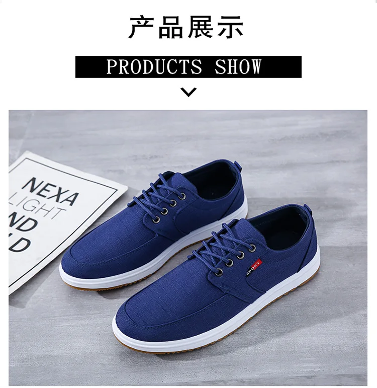 Comfortable Casual Shoes Canvas Shoes Men Men's Lace Up The Fashion ...