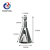 Nickel-plated Quick Change Three Flats Shank External Deburring Chamfering Tool For Remove Burrs From Bolts And Stud