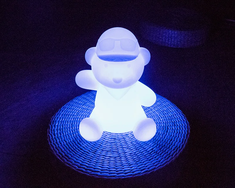 cartoon animal cute nightlights led 16 color changing colorful bear light lamp festival toy gift