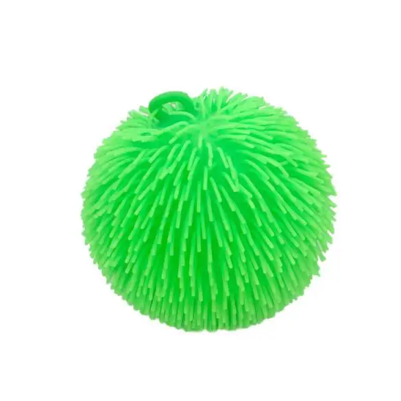 Led Flashing Hairy Puffer Ball Flashing Led Puffer Ball Party Favor ...