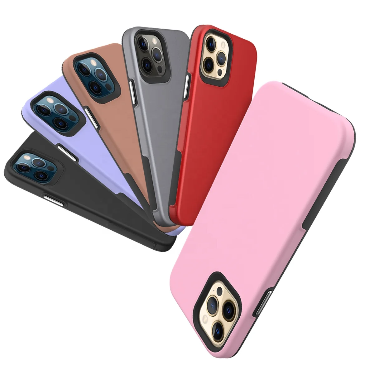 2021热销新款手机哑光手机壳定制手机壳,用于iphone12迷你pro max