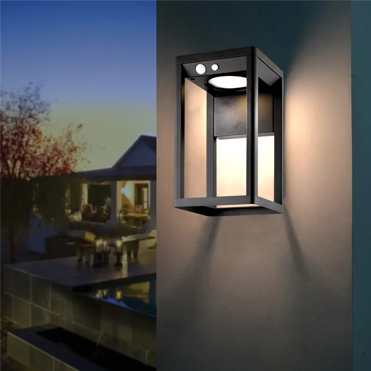 solar garden light outdoor led for pathway wall