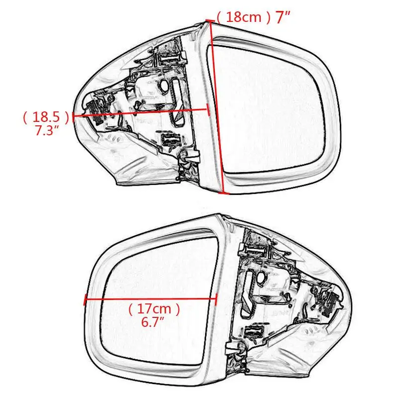 Motorcycle Accessories Ftis For BMW K1200 K1200LT K1200M 1999-2008 Motor Rearview Side Mirrors Without Turn Signal
