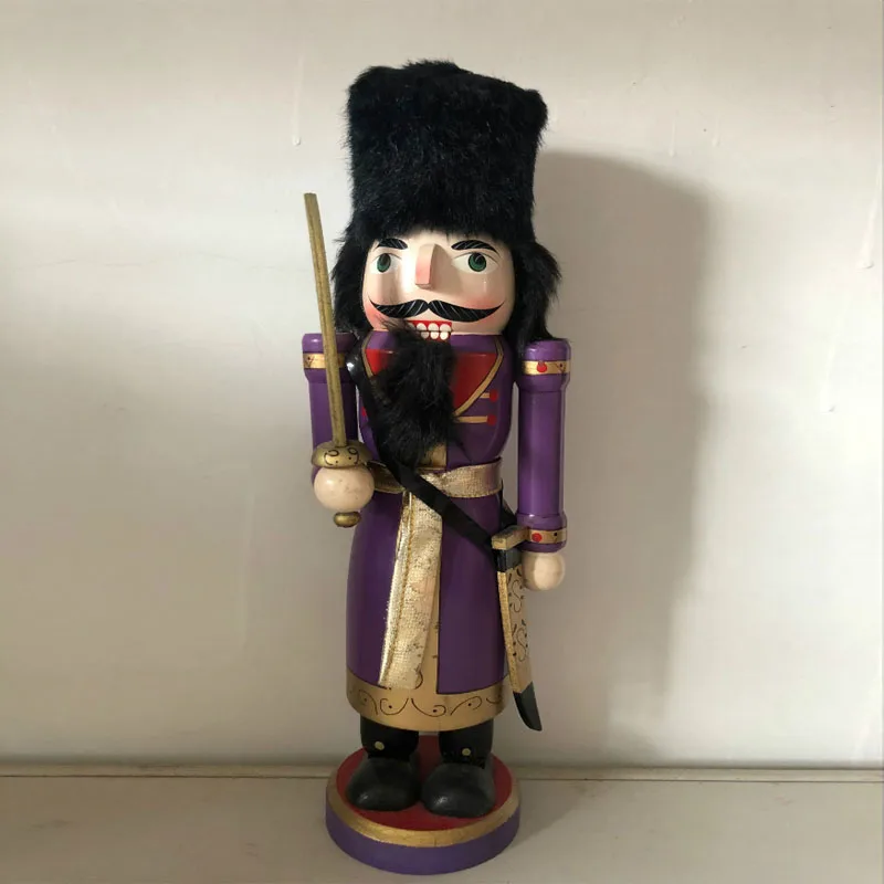 China Supplier Art Minds Custom Made The Unpainted Wooden Nutcracker