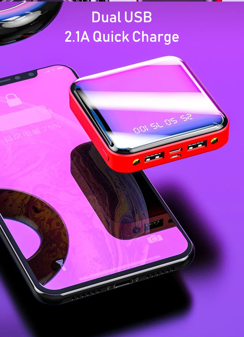 shenzhen fashion mini power bank powerbank 20000mah - ANKUX.COM