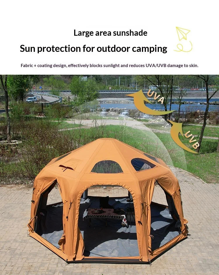 Adventure Ridge Inflatable Tent Ridge Tent Outdoor Camping Fully Automatic Inflatable >3000mm ...
