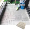 2019 WPC Anti-slip waterproof DIY Interlocking Decking flooring tiles 300*300mm for pool garden puzzle tiles exterior/interior