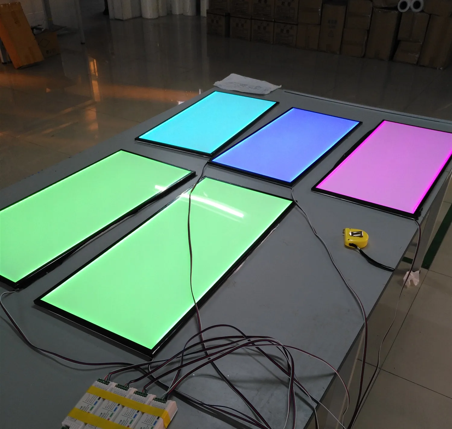 Custom Shape PMMA LED Panel  Light Panels 10mm Thickness  RGB/RGBW led Ceiling
