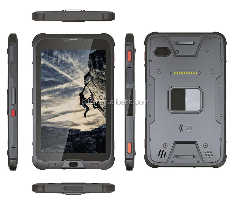 HiDON 8 inch MT6762 Octa core Android 10 Tablet pc 4G+64G+4G LTE Waterproof Tablets 2D Barcode scanner Embedded Tablet pc