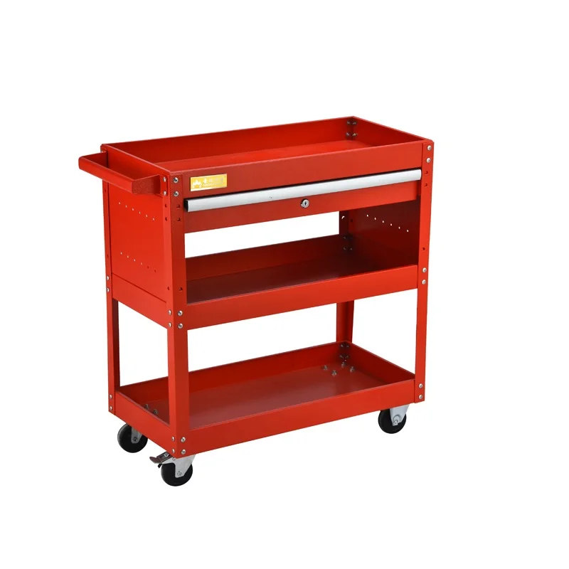 Rolling Mechanics Tool Cart Slide Top Utility Storage Cabinet Toolbox ...