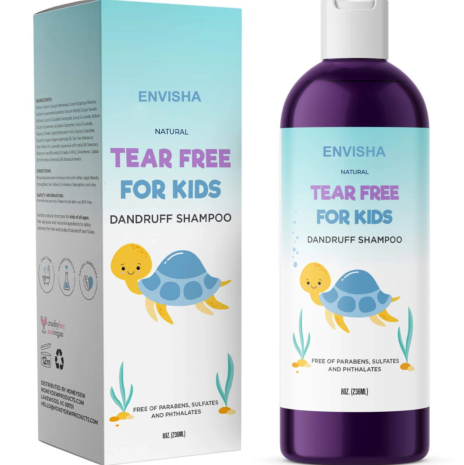 label lavender moisturizing kids shampoo for baby body wash 2 in