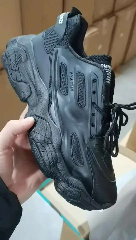 New Trendy Lace up Mens Dad Shoes - High Top Chunky Sneakers