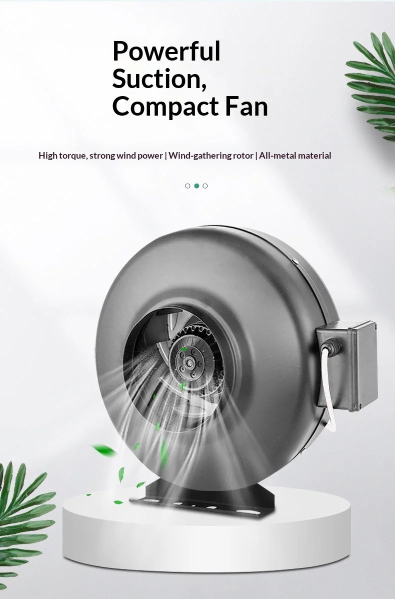 Circular Centrifugal Exhaust Fan, 220 V, Carbon Steel - detail 4