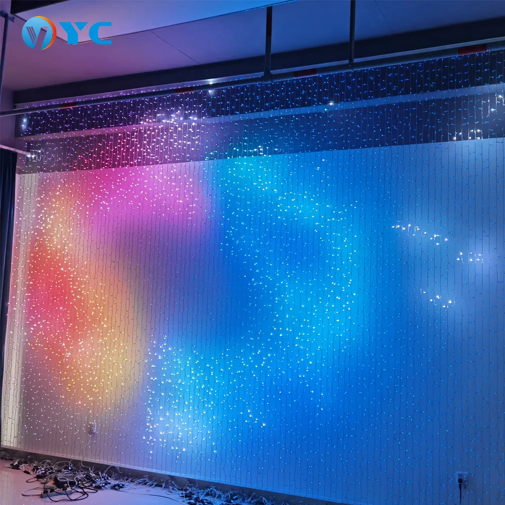 Indoor Holiday Decorations Led Smart Christmas Tree Light String For Phone App Wireless Control