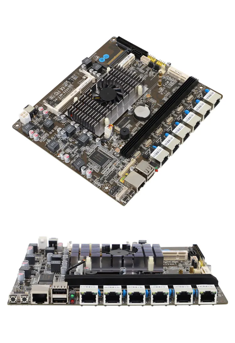 工业控制嵌入式主板 d525/6 英特尔千兆网卡 aisoft soft route ros