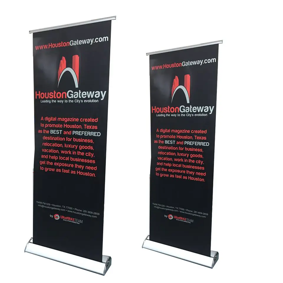 Scrolling Banner Promotional Pop Up Led Banner Light For Roll Up - Buy ...