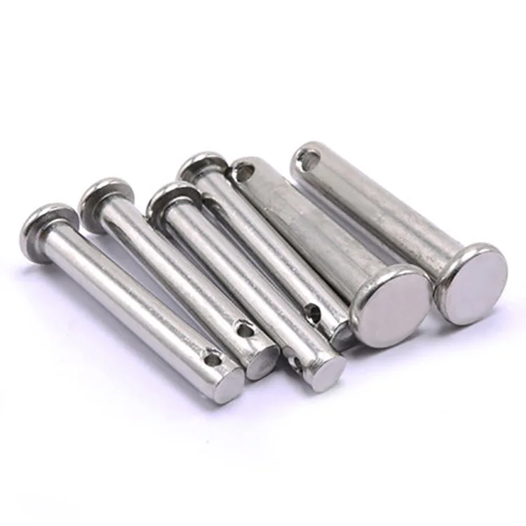 Stainless Steel Clevis Pins With Head Clevis Lock Pin Hole Adjustable