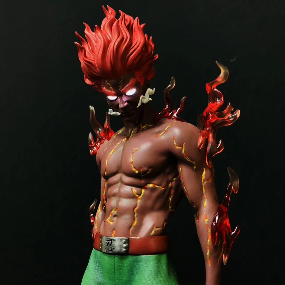 anime 30cm naruto gk might guy konoha no kedakak