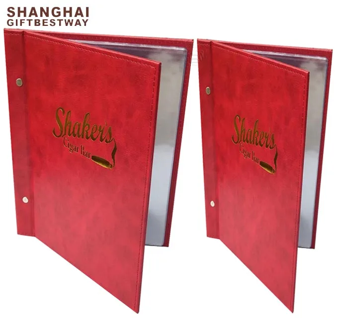 Black Leather Menu Cover Buy Leather Menu Cover,Menu Covers Cheap