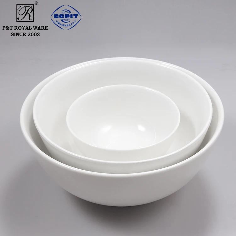 custom oem white bowl set