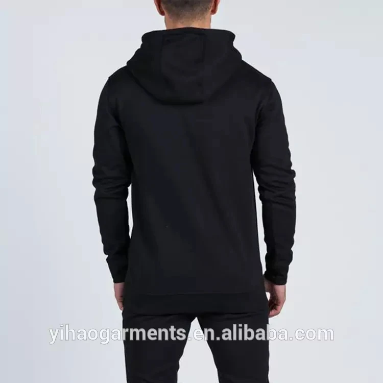 black sports hoodie