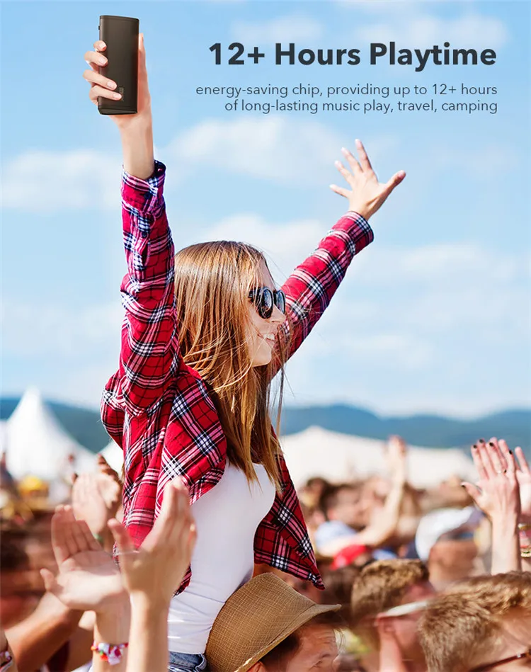 MIFA A10 wireless 10W Portable Outdoor Column Wireless Hifi Soundbar T&G Speaker with USB and TF Card - ANKUX.COM