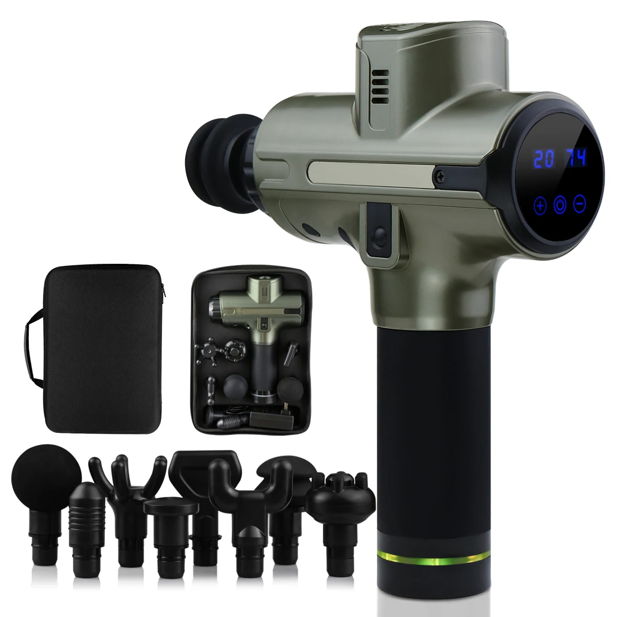 Handheld Massage Gun 20 Speed Electric Deep Muscle Vibration Massage