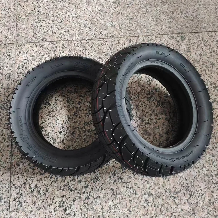 Pneumatici Per Scooter Elettrico 10 Pollici 80/65-6 - Gomma Rinforzata, Resistente All'Usura Con Camera D'Aria