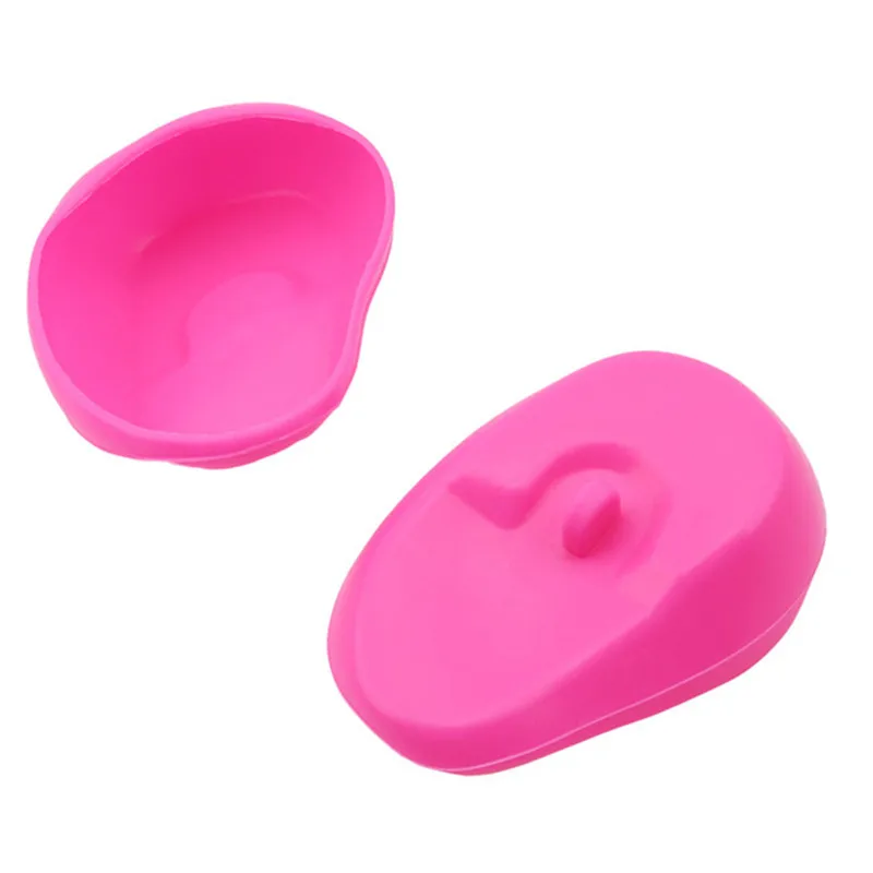 Factory Cheap Beauty Product Hair Styling Tools Prevent From Stain Waterproof Salon Silicone Ear Cover Earmuffs