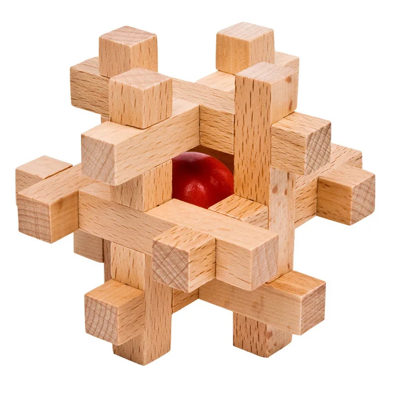 kongming lock lu ban lock 3d wooden interlocking burr puzzles