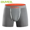 Breathable OEM design custom long leg sport underwear seamless classic boxer shorts brief for men