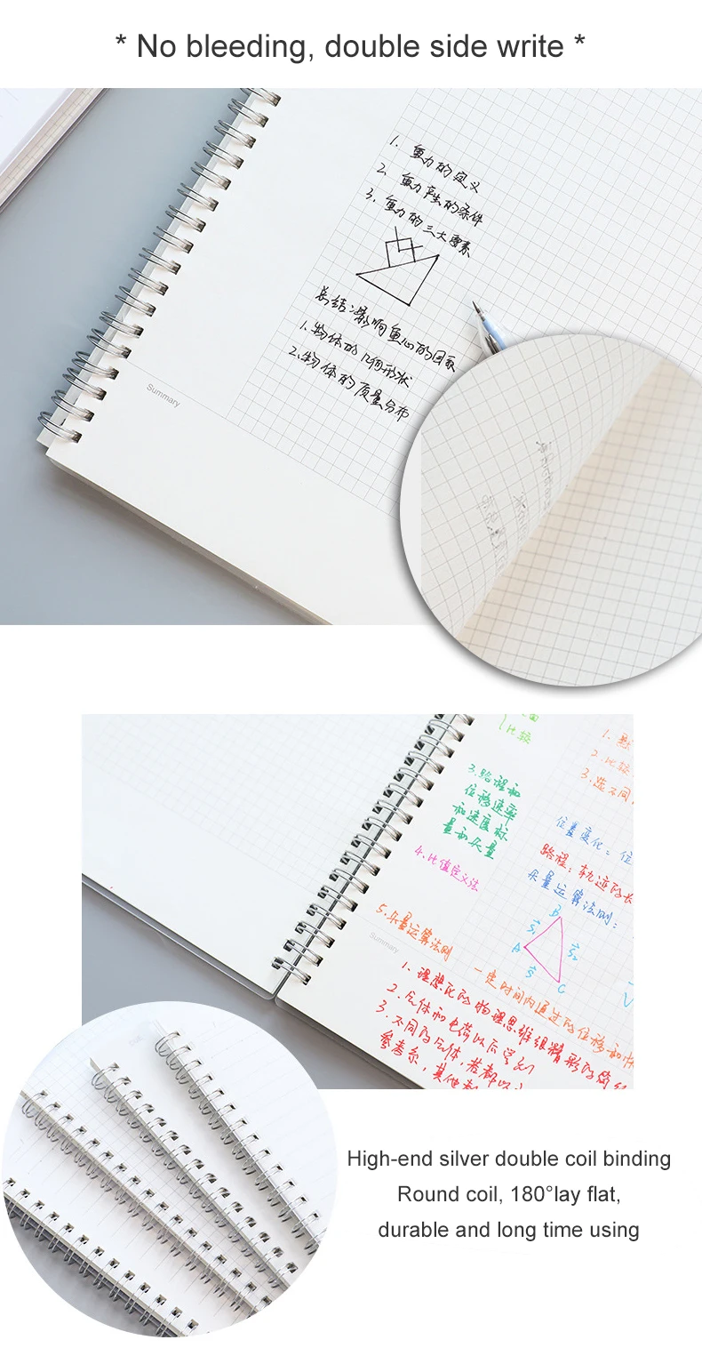 IN STOCK Hand account B5 A5 A6 dotted/white/rule/square school student voca journal classmate eco friendly linen slim notebook