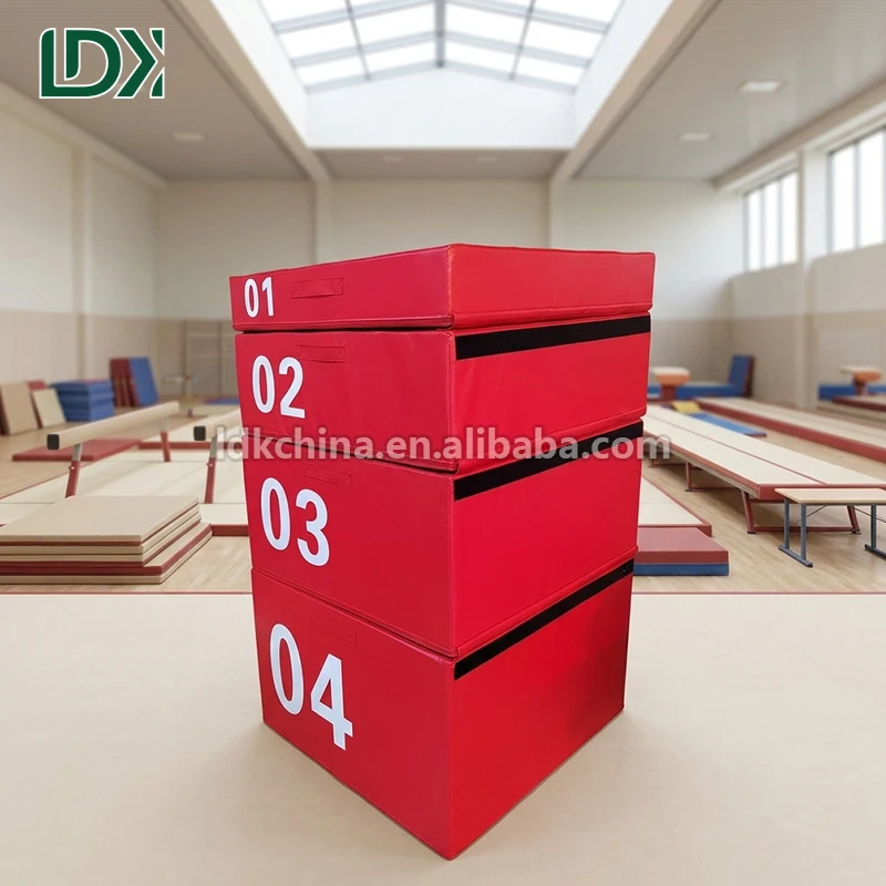 LDK Plyo Soft Jumping Box Kids Gymnastics Training Equipment Vaulting Folding Mat