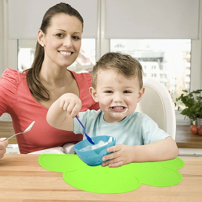 Bhd Kids Placemat Eating Mat Portable Baby Food Feeding Mat Food Grade