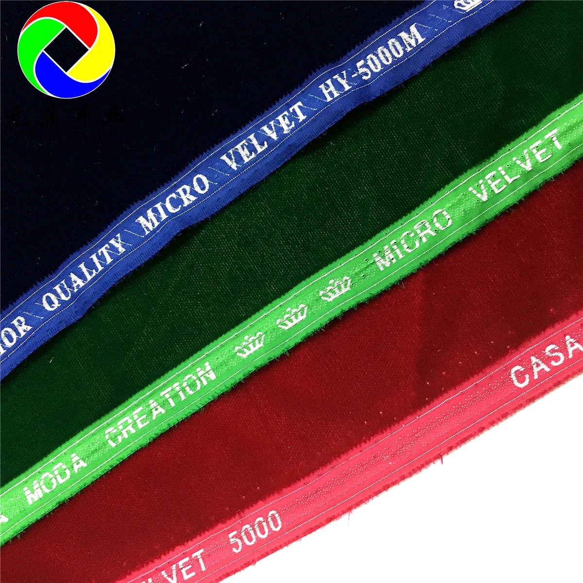 Superior Quality Korean Micro Velvet 5000 Eagle Mode 44" 100 Polyester Woven Plain Micro Velvet