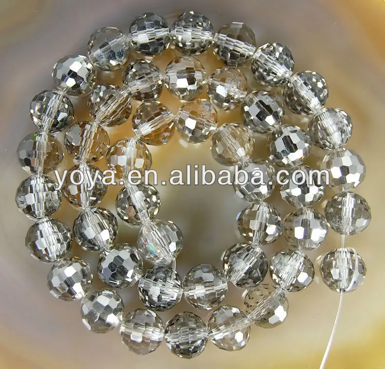  Gold Crystal Beads,Faceted Crystal Rondelle Beads.jpg