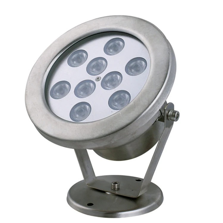 Factory price high quality submersible dmx512 rgbw ss remote control IP68 waterproof underwater led swimming pool light