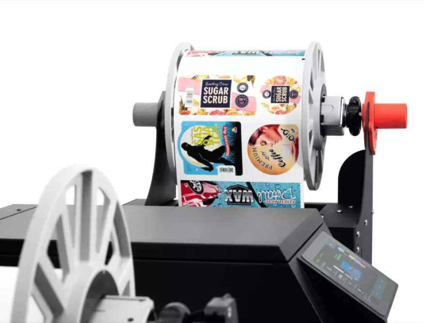 Digital Color Label Printer Roll To Roll Sticker Machine Clear Barcode