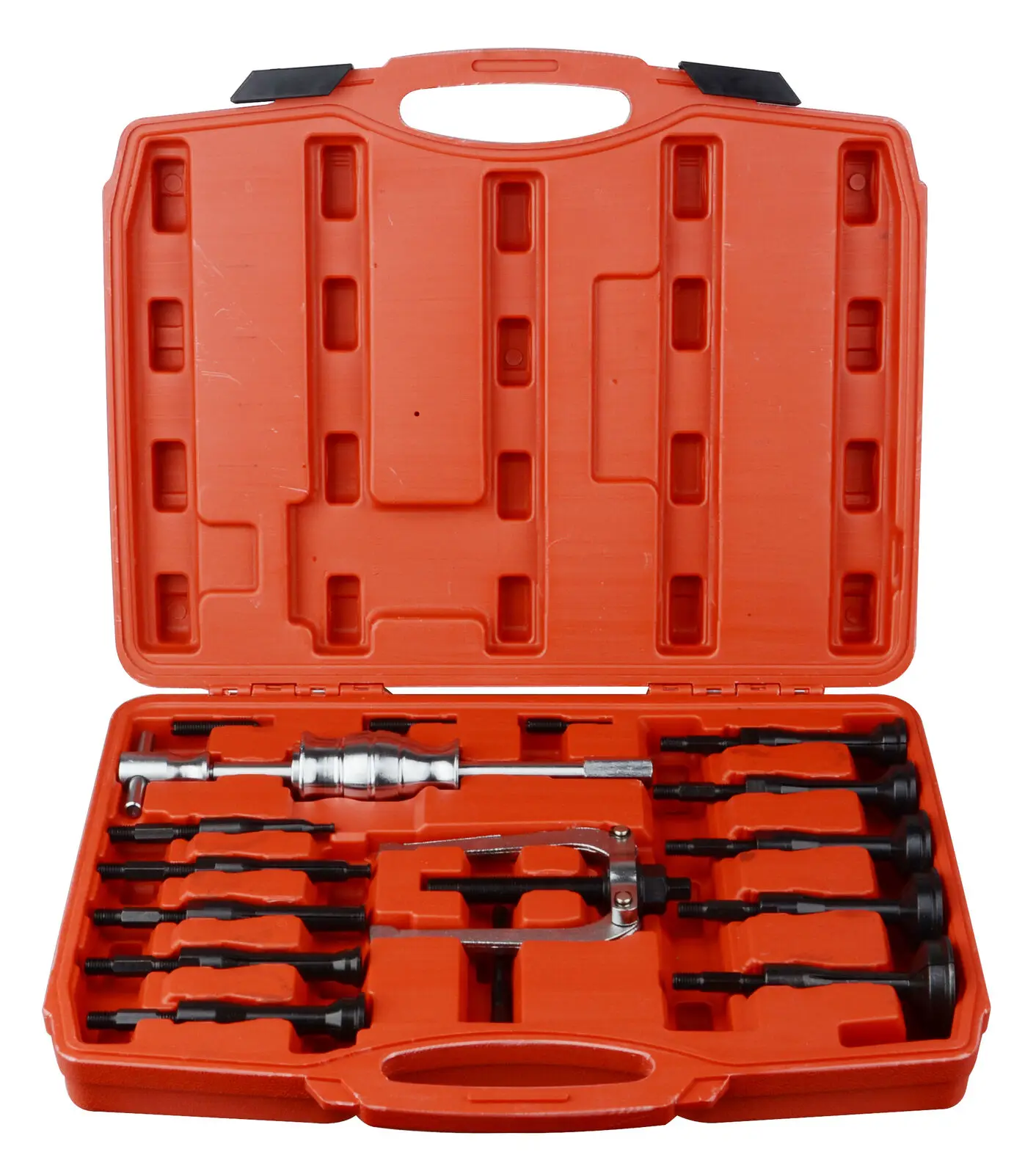 16pcs 盲孔导向轴承拉拔器内部 extractor 器套装轮轴承拆卸工具滑锤