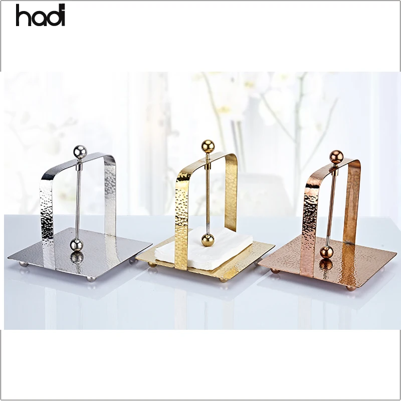 Stainless Steel Tissue Boxholder,Square Tissue Holder For Restaurant
