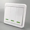 RF 433MHz 3 Channel 86 Wall Glued Anywhere Remote Control for Sonoff RF 433MHz Smart Wifi Wireless Controlled Light Switch