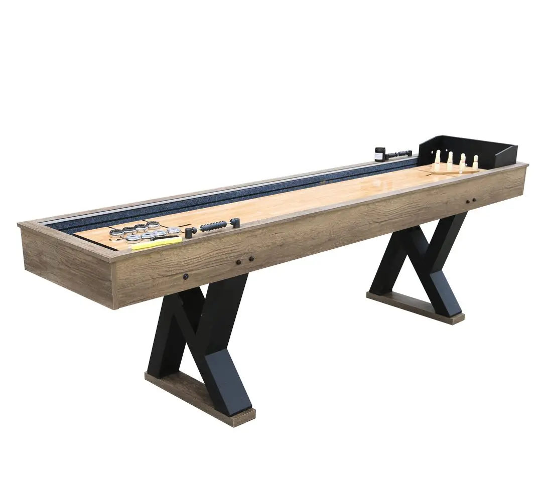 Factory Wholesale 9ft Shuffleboard Table With Led Light Buy 9ft