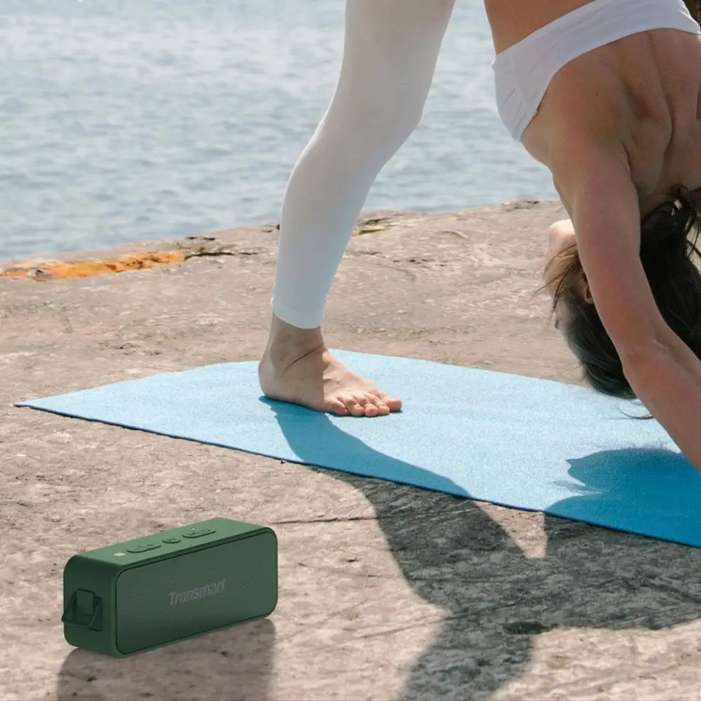 Tronsmart Element T2 Plus Portable Bluetooth 5.0 Speaker IPX7 Waterproof NFC Speakers 15H Playtime with Voice Assistant - ANKUX.COM
