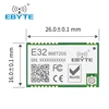 Sx1278 Spi 1278 Ebyte Australia For Water Meter 868mhz Sx1276 Lora 868 Lora1276 Rf Wireless Module
