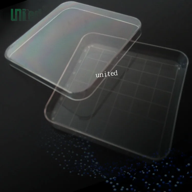 Sterile Square Grid Petri Dish 100x100mm - Buy Petri Dish,Square Grid ...