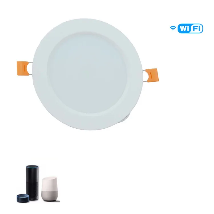WIFI smart downlight can be embedded and installed RGB can support Google voice Timing is suitable for indoor office hotels and