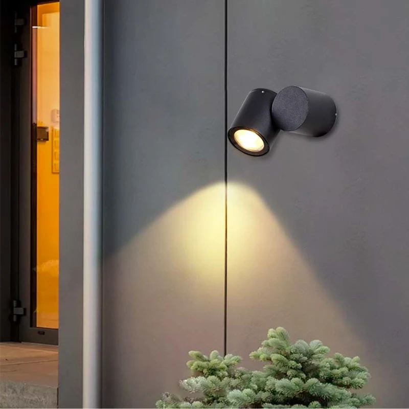 Ip65 Exterior Waterproof Seaside Using Adjustable Ip65 High Lumen 50w Gu10 Led Outdoor Wall Lamp