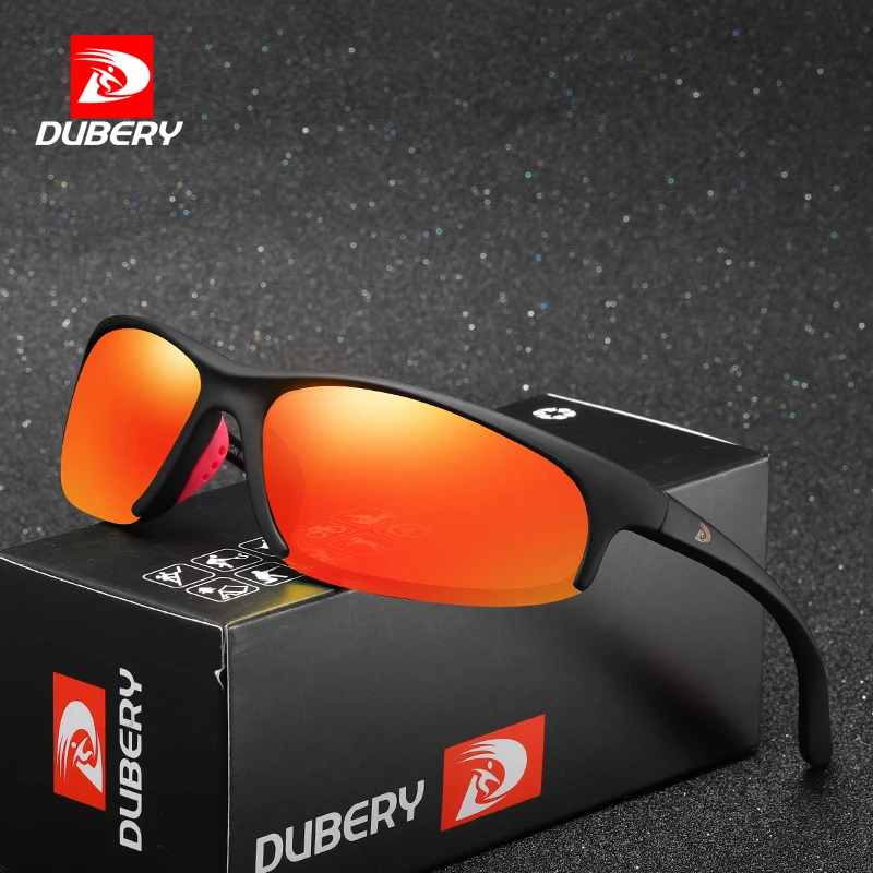 Dubery Wholesale Half Frame Sport Sunglasses Polarized Men's Sun ...